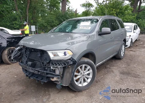 2020 Dodge Durango Sxt Plus Awd z USA, uszkodzony, nr VIN 1C4RDJAG2LC279872